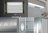 Peilikaappi LUX MSC 1000x700mm lämpötilanäytöllä ja led-kellolla